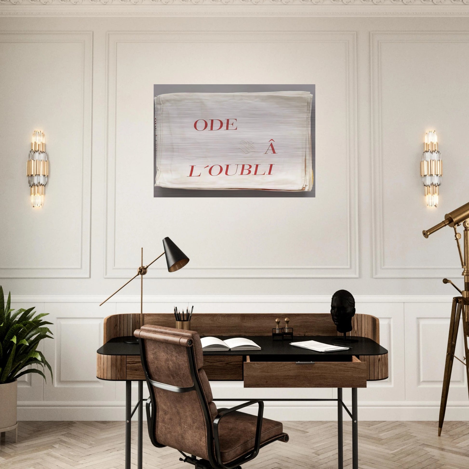 ODE TO THE FORGOTTEN 2004 - Louise Bourgeois Brushed Aluminum Print - 70x100 cm / 28x40 inches | Louise Bourgeois Aluminum Print | Louise Bourgeois Prints