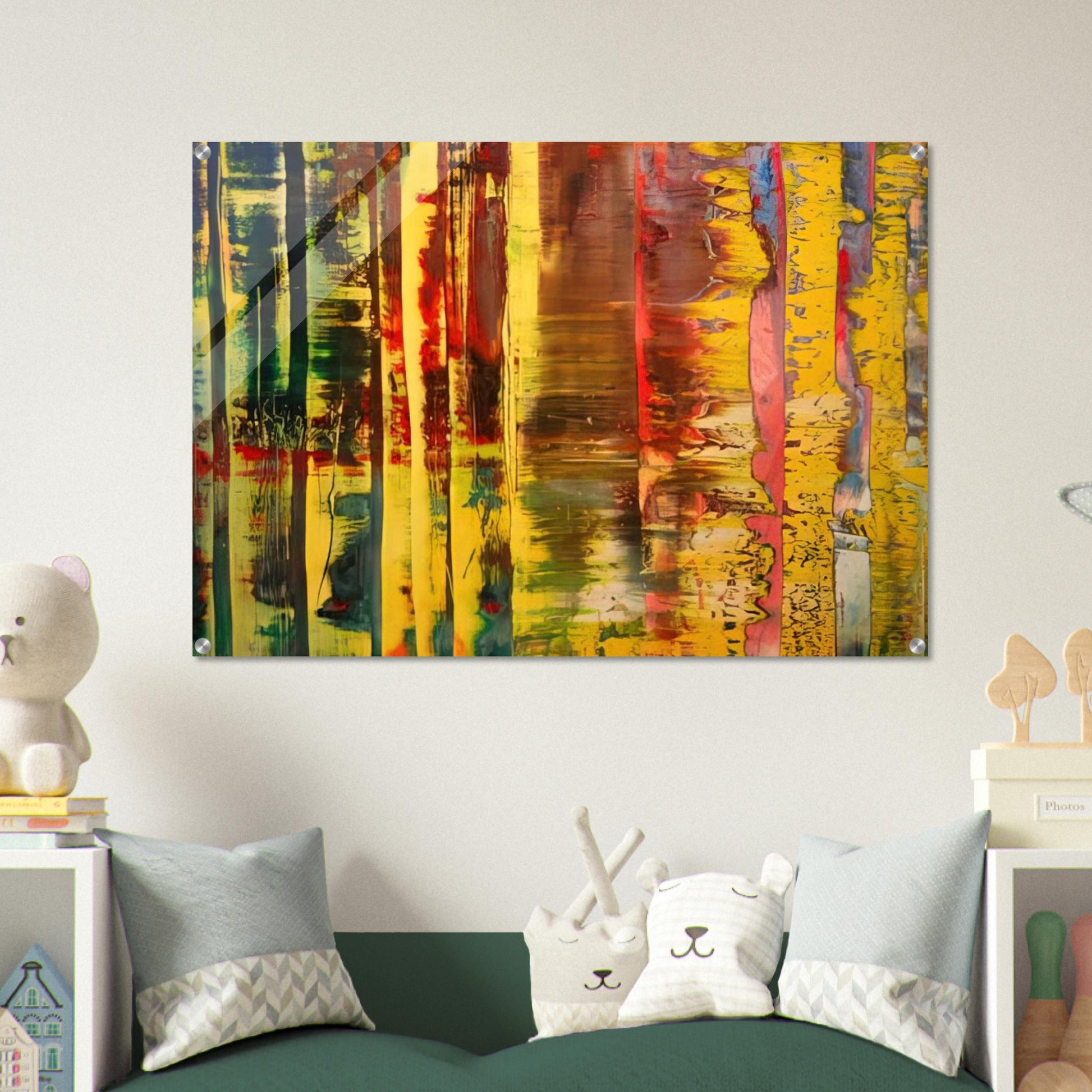 ABSTRACT PAINTING 780 1 1 - Gerhard Richter Acrylic Print - 70x100 cm / 28x40″ inches