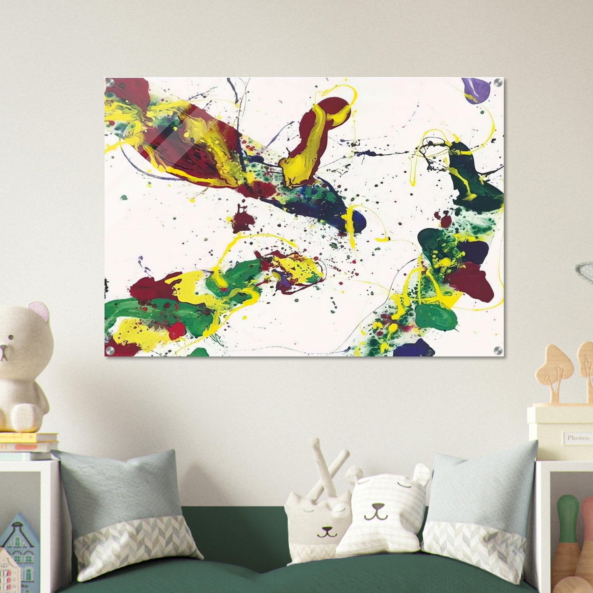 Hail Hailey - Sam Francis Acrylic Print - 70x100 cm / 28x40″ inches
