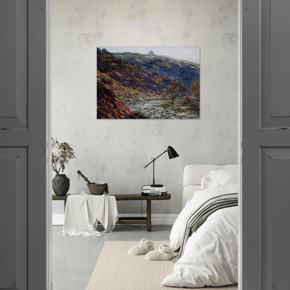 The Old Tree, Gorge of the Petite Creuse - claude monet Brushed Aluminum Print - 70x100 cm / 28x40 inches | claude monet Aluminum Print | claude monet Prints