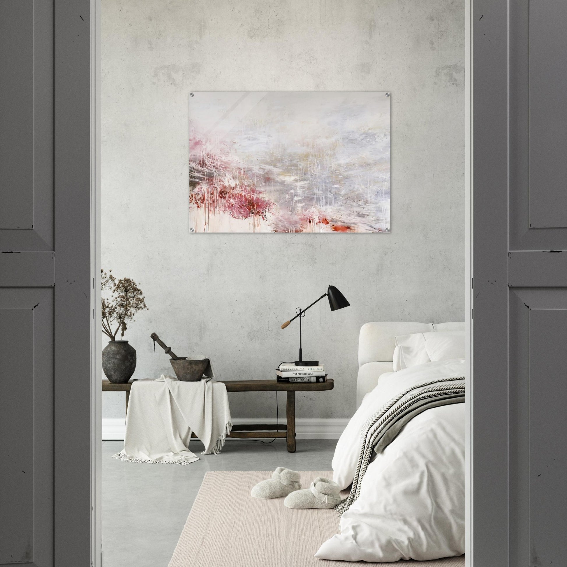 Hero and Leander  To Christopher Marlowe  [Rome] - Cy Twombly Acrylic Print - 70x100 cm / 28x40″ inches | Cy Twombly Wall Art | Cy Twombly Prints