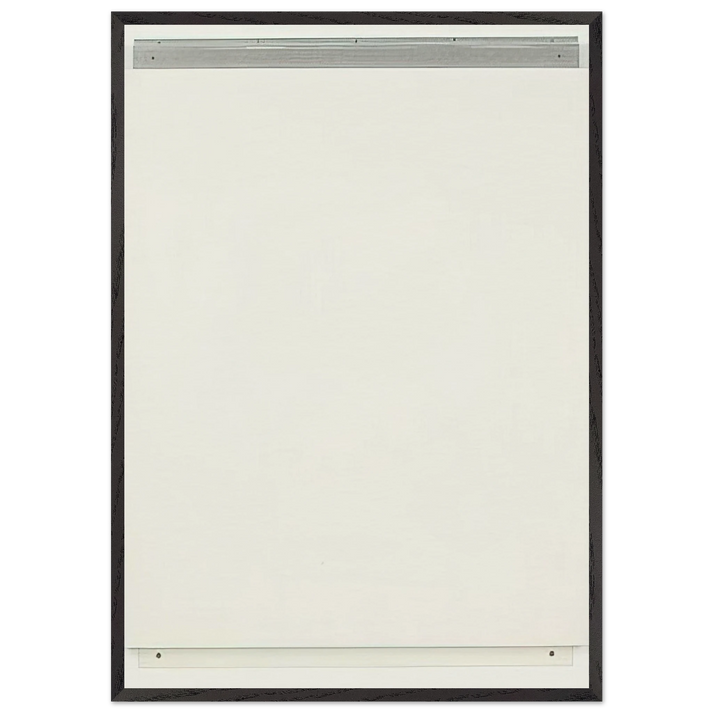 Attendant - 1984 - Robert Ryman 70x100 cm / 28x40 inches Framed Art Print – Black Wooden Frame