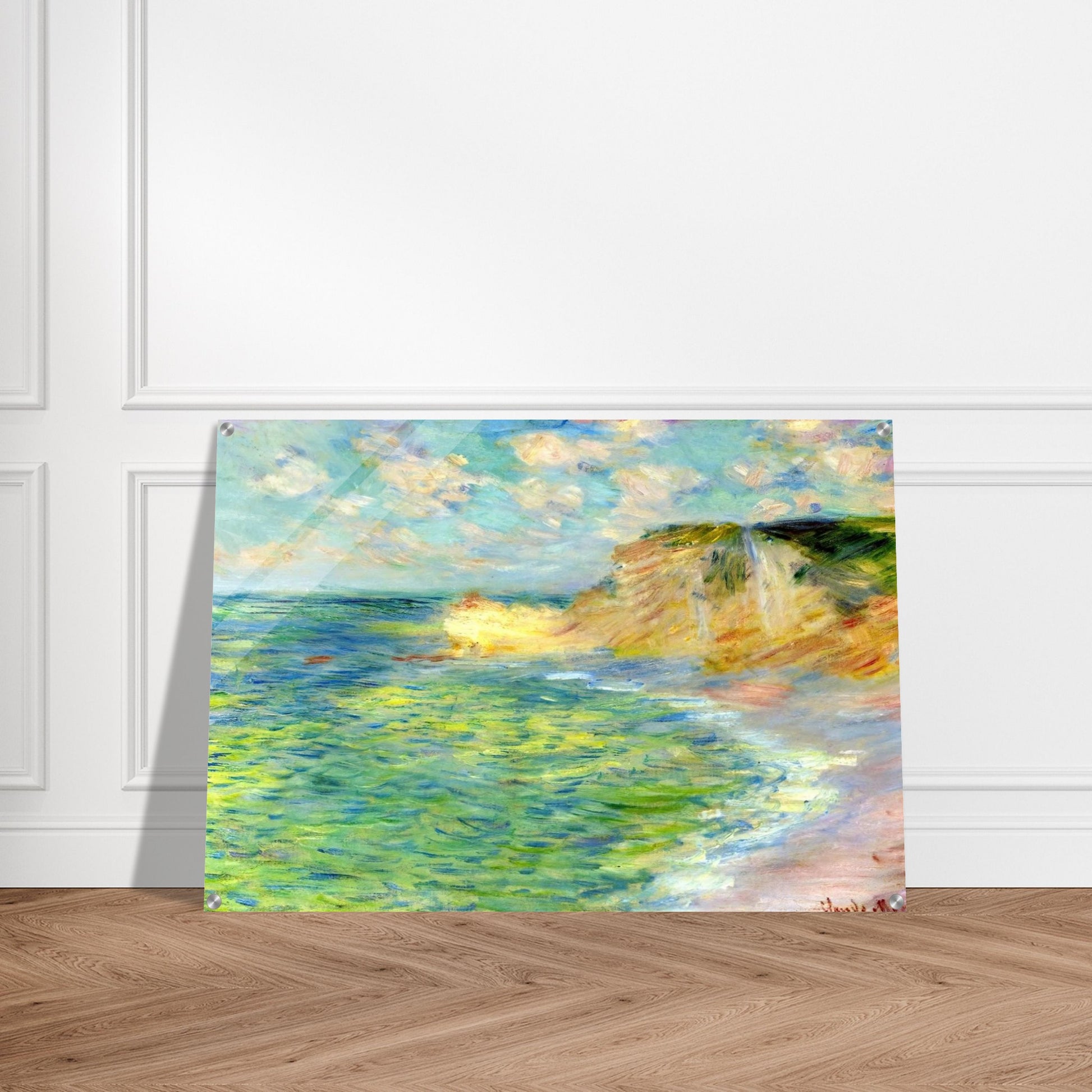 Cliffs at Amont - claude monet Acrylic Print - 70x100 cm / 28x40″ inches | claude monet Wall Art | claude monet Prints