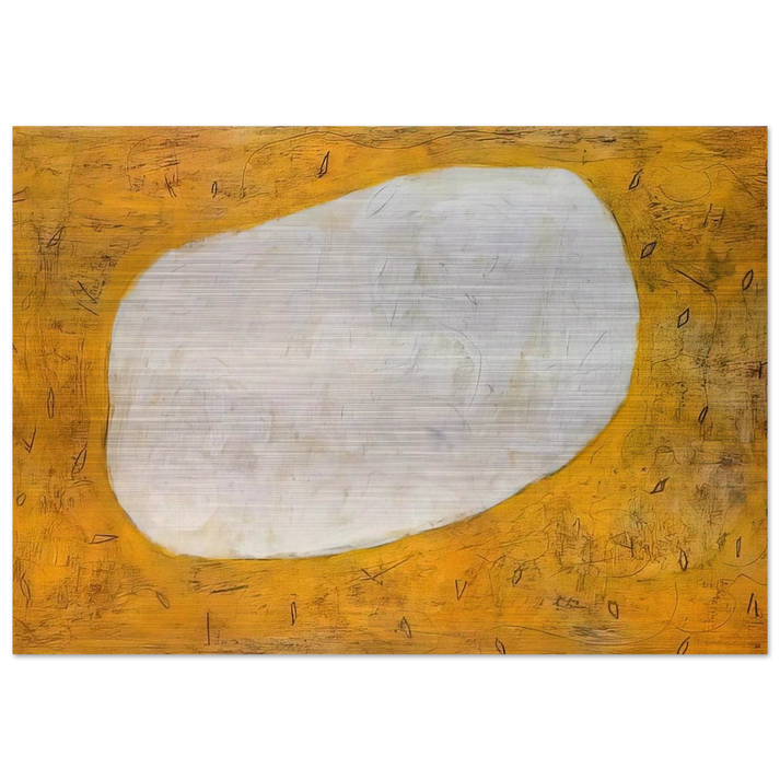 Homage to Dubuffet I - 1952 - Gene Davis Brushed Aluminum Print - 70x100 cm / 28x40 inches | Gene Davis Aluminum Print | Gene Davis Prints