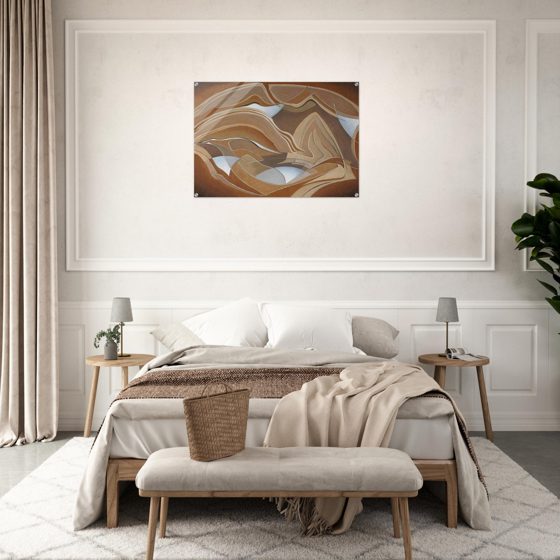 Nature Rhythms - 1950 - Lawren Harris Acrylic Print - 70x100 cm / 28x40″ inches