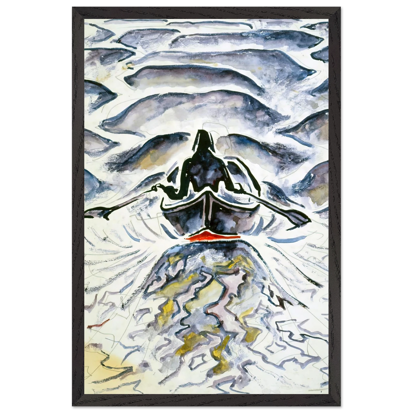 Walter Inglis Anderson - Walter Anderson Wall art - 45x60 cm / 18x24 inches - Premium Wooden Framed Poster With Fine Art Paper-canvas - Wood frame