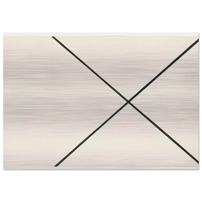 Diagonal Lines - Ellsworth Kelly Brushed Aluminum Print - 70x100 cm / 28x40 inches | Ellsworth Kelly Aluminum Print | Ellsworth Kelly Prints