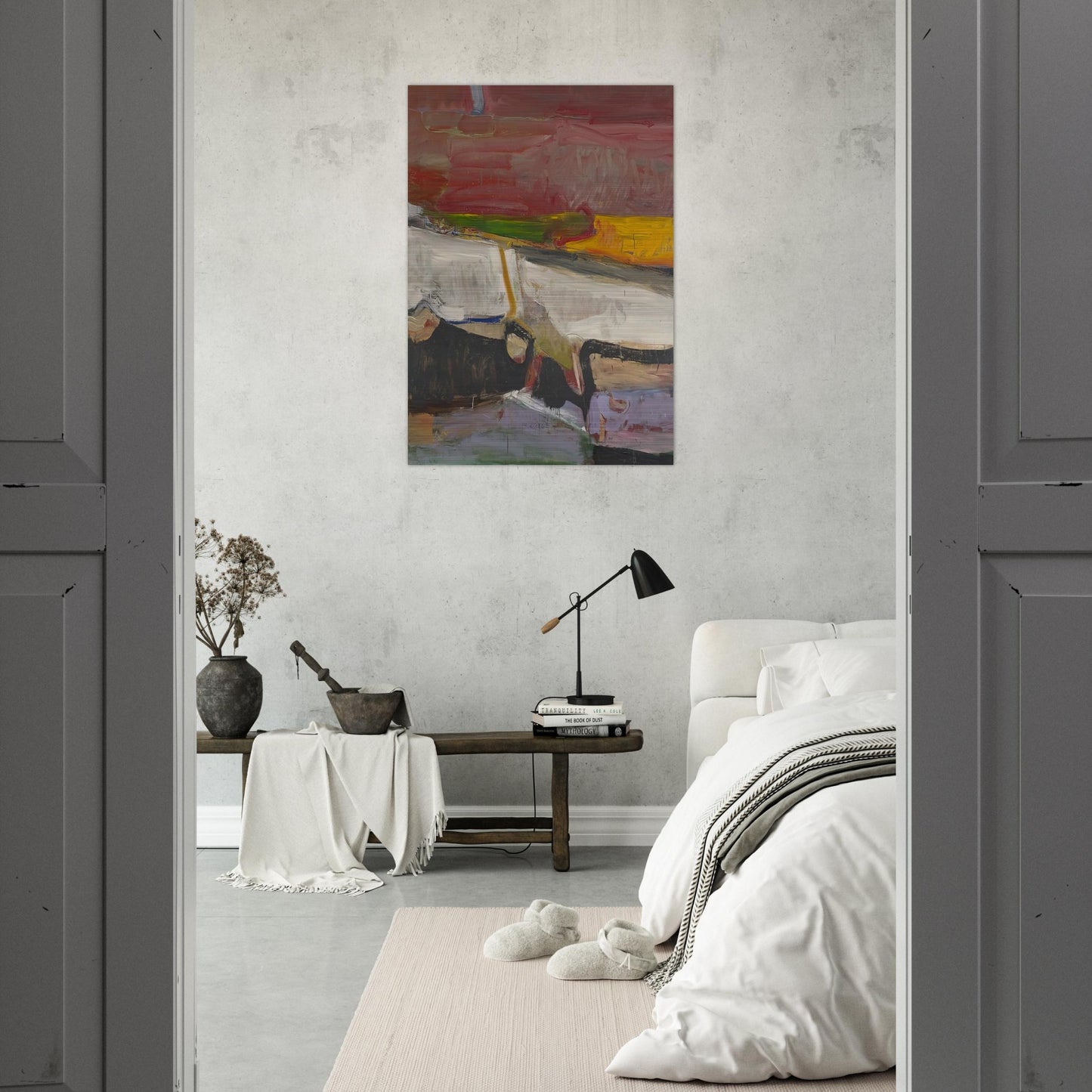 Berkeley #59 - Richard Diebenkorn Brushed Aluminum Print - 70x100 cm / 28x40 inches | Richard Diebenkorn Aluminum Print | Richard Diebenkorn Prints