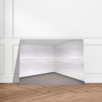 Untitled - 1972 - Fred Sandback Brushed Aluminum Print - 70x100 cm / 28x40 inches | Fred Sandback Aluminum Print | Fred Sandback Prints