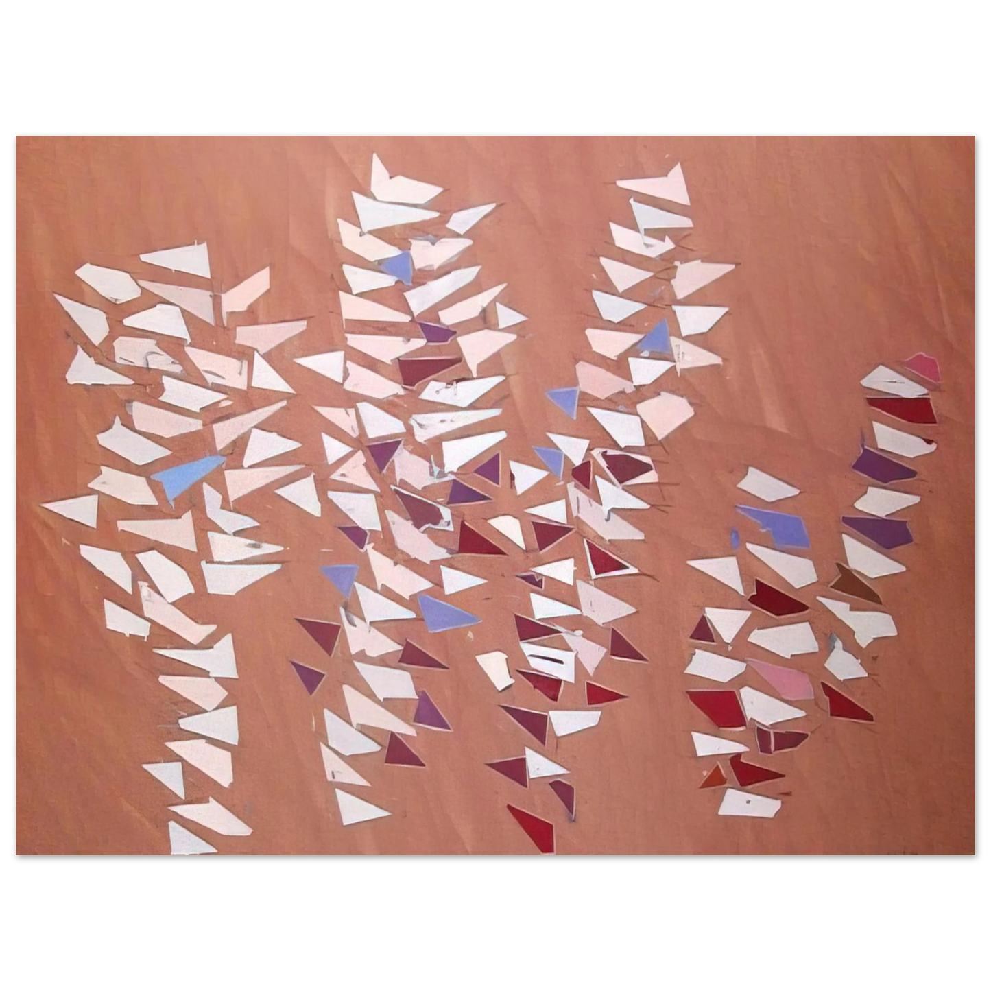 Robert Goodnough - On Gray Pink - 1988  75x100 cm / 30x40inches Fine Art Poster