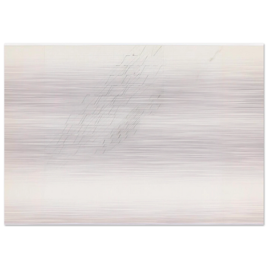 Untitled - 1977 - Nasreen Mohamedi Brushed Aluminum Print - 70x100 cm / 28x40 inches | Nasreen Mohamedi Aluminum Print | Nasreen Mohamedi Prints