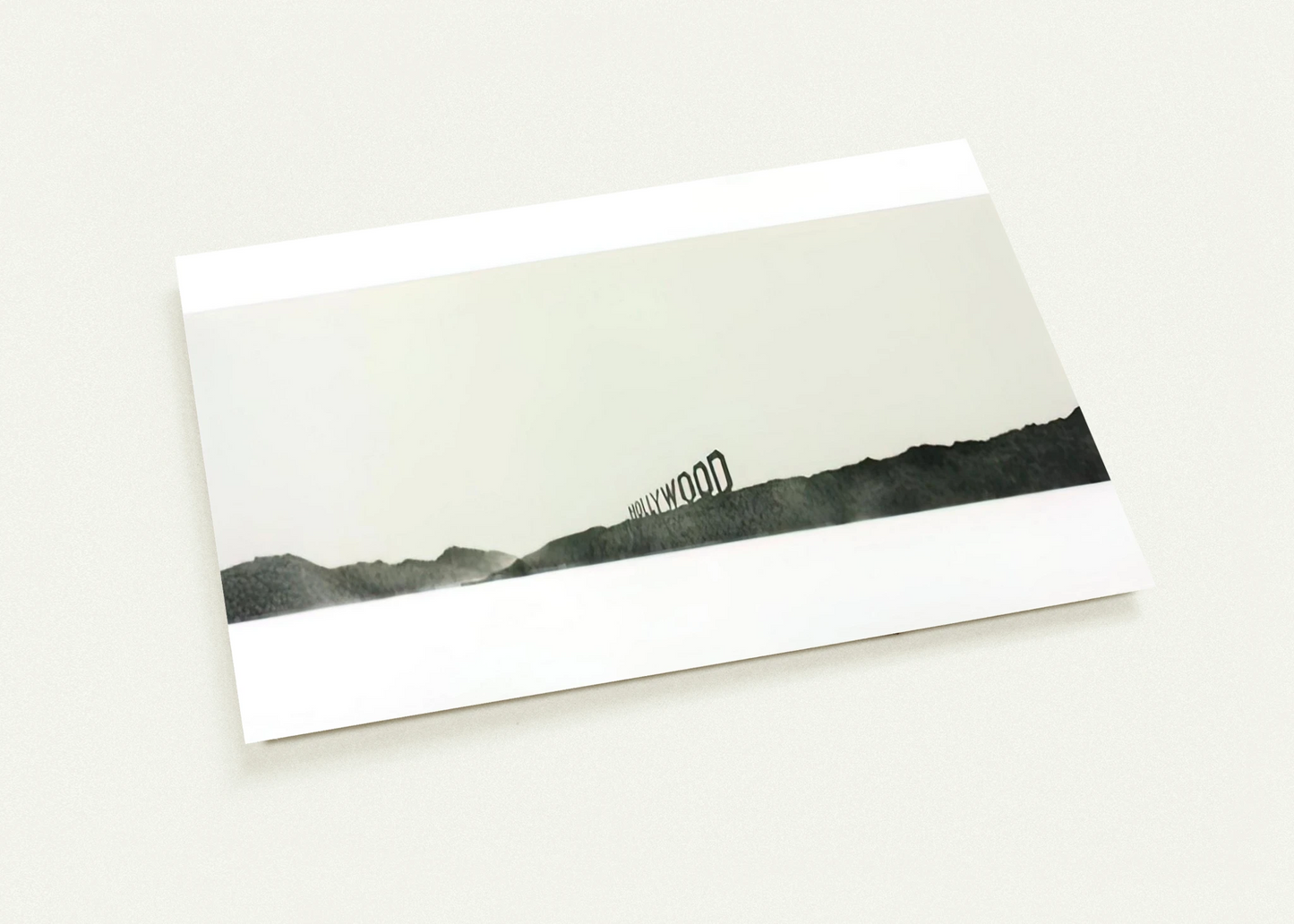 HOLLYWOOD 1969 By Edward Ruscha Pack of 10 Post Cards | Edward Ruscha Post Cards | A6 (10.5 x 14.8 cm) - 4.1 x 5.8 inches