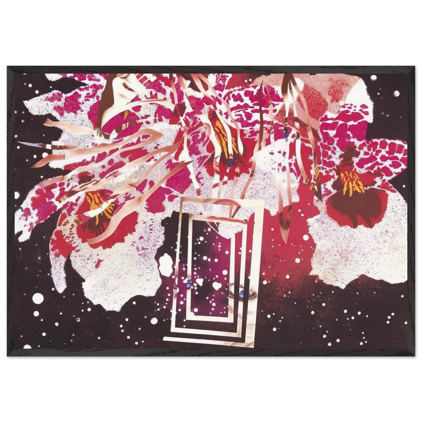 Time Door Time DOr - James Rosenquist 70x100 cm / 28x40 inches Framed Art Print – Black Wooden Frame
