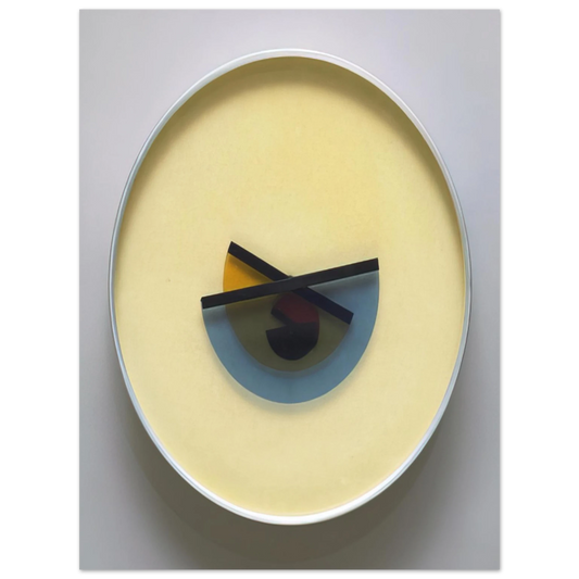 Bruno Munari - L'Ora X Clock - 1945  75x100 cm / 30x40inches Fine Art Poster