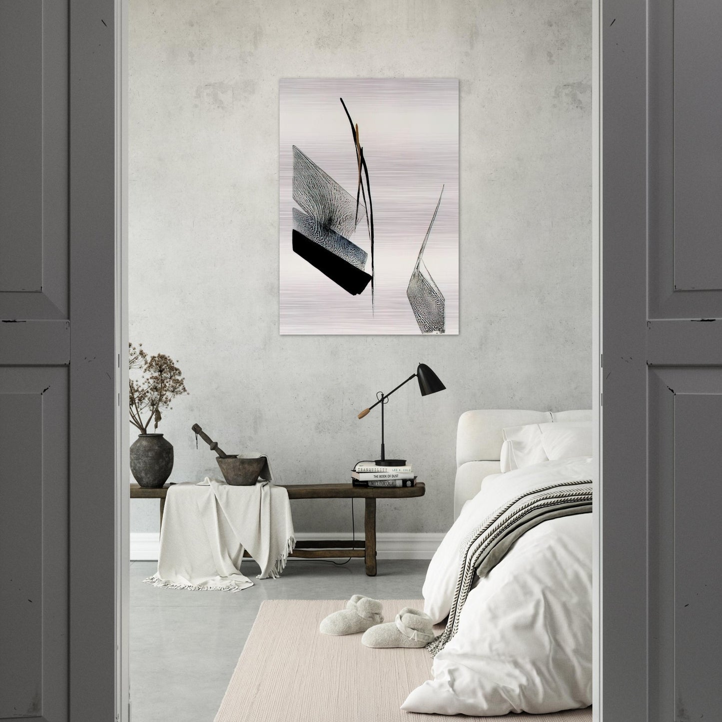 Rivage - Abstract Expressionism - Toko Shinoda Brushed Aluminum Print - 70x100 cm / 28x40 inches | Toko Shinoda Aluminum Print | Toko Shinoda Prints