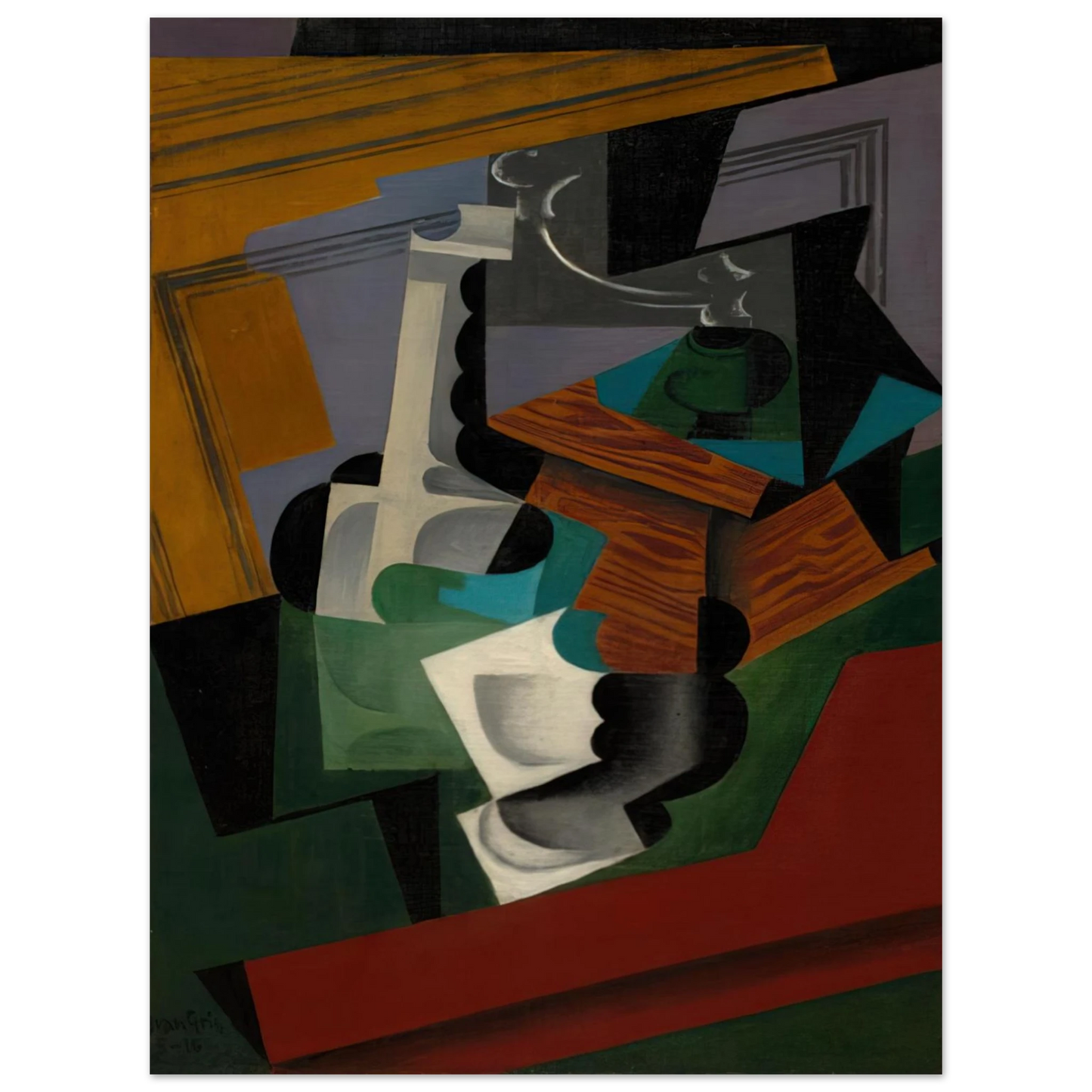 Juan Gris - THE COFFEE MILL 1916  75x100 cm / 30x40inches Fine Art Poster