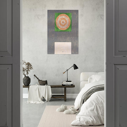 TARGETS ULAE 41 - Jasper Johns Brushed Aluminum Print - 70x100 cm / 28x40 inches | Jasper Johns Aluminum Print | Jasper Johns Prints
