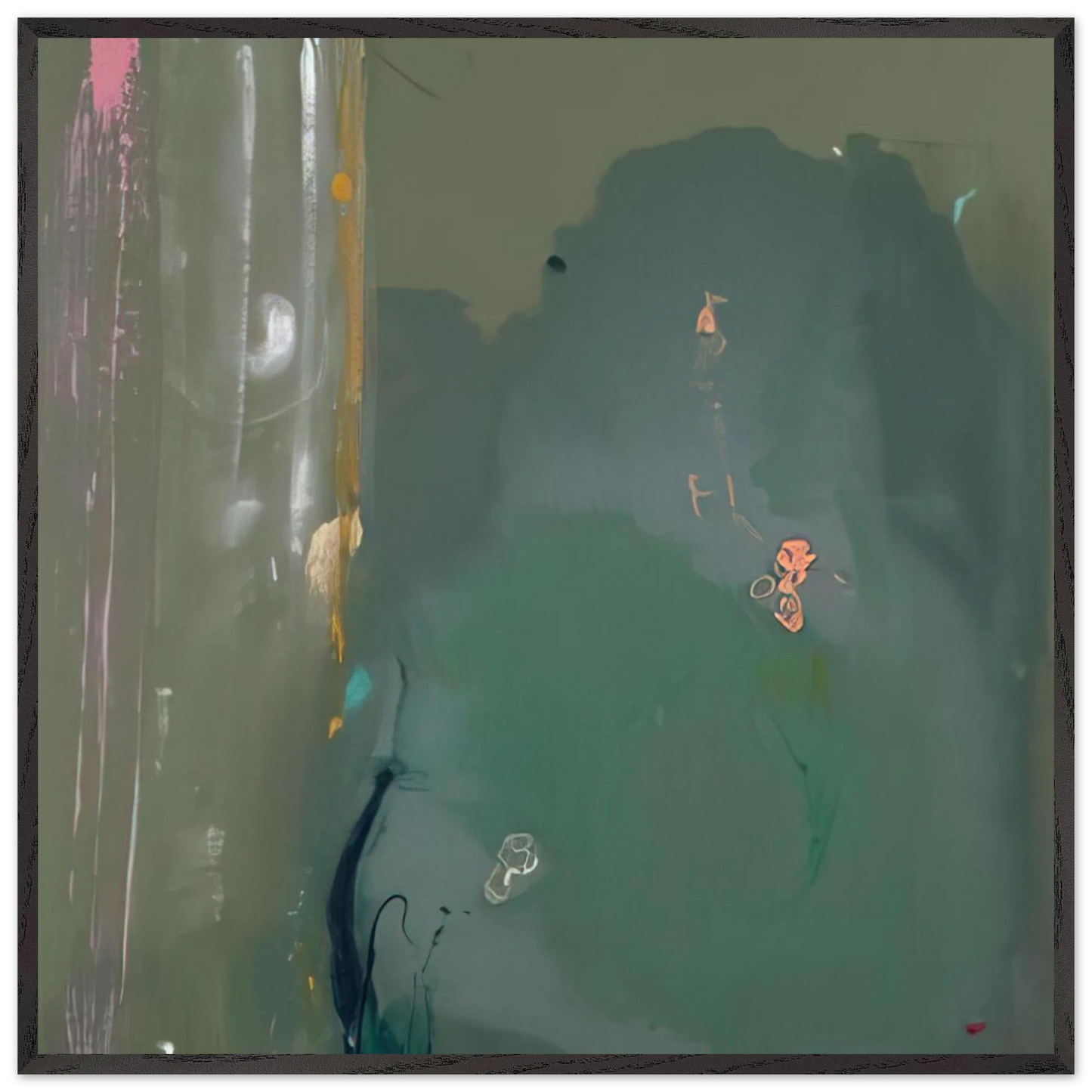 Helen Frankenthaler - CÃƒÆ’Ã‚Â´te d Argent - 1980 Wall art - 70x100 cm / 28x40 inches - Fine Art Poster-canvas - -