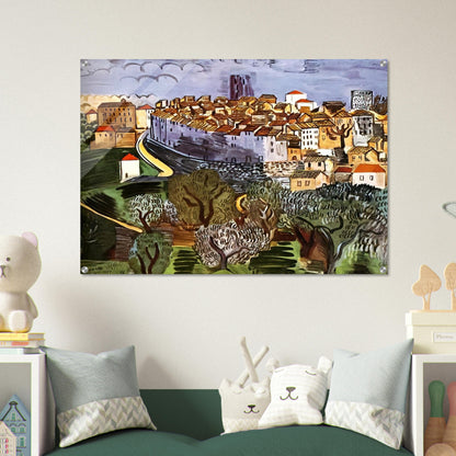 VENCE 1923 - Raoul Dufy Acrylic Print - 70x100 cm / 28x40″ inches