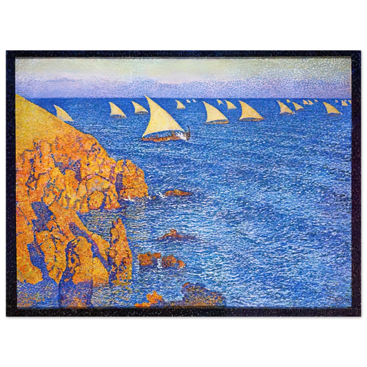 Theo van Rysselberghe - THE REGATA 1892  75x100 cm / 30x40inches Fine Art Poster