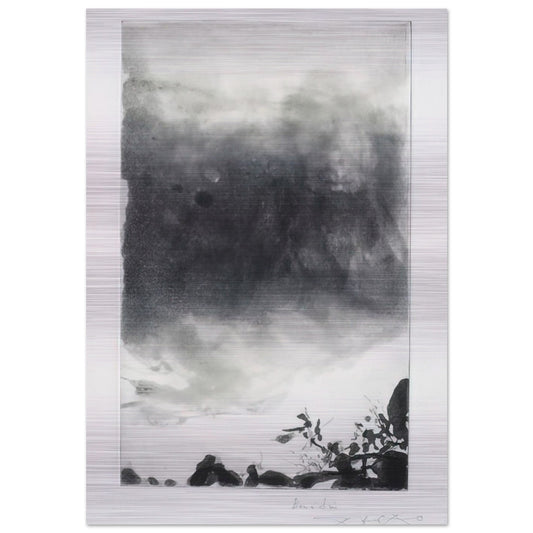 PROUSTIANA 1991 - Zao Wou-Ki Brushed Aluminum Print - 70x100 cm / 28x40 inches | Zao Wou-Ki Aluminum Print | Zao Wou-Ki Prints