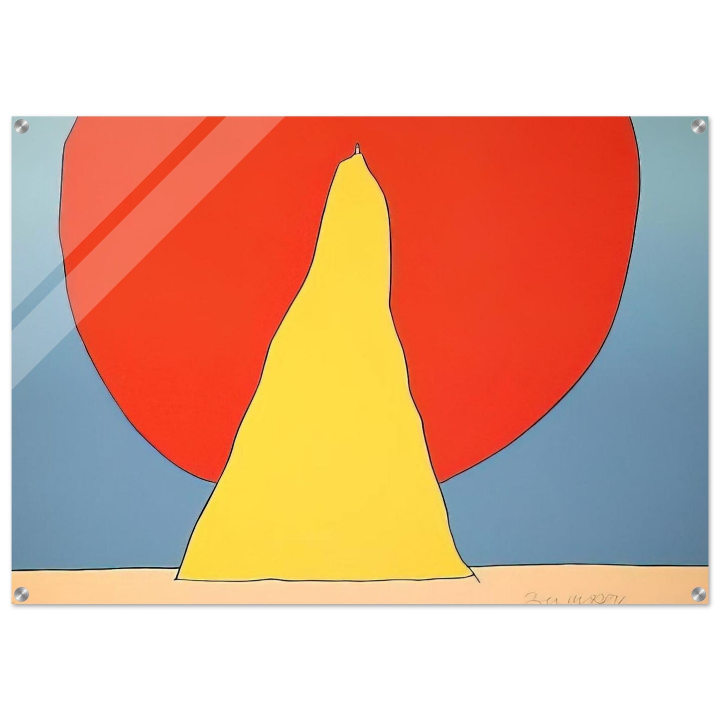 CLOSER TO GOD 1971 - Peter Max Acrylic Print - 70x100 cm / 28x40″ inches