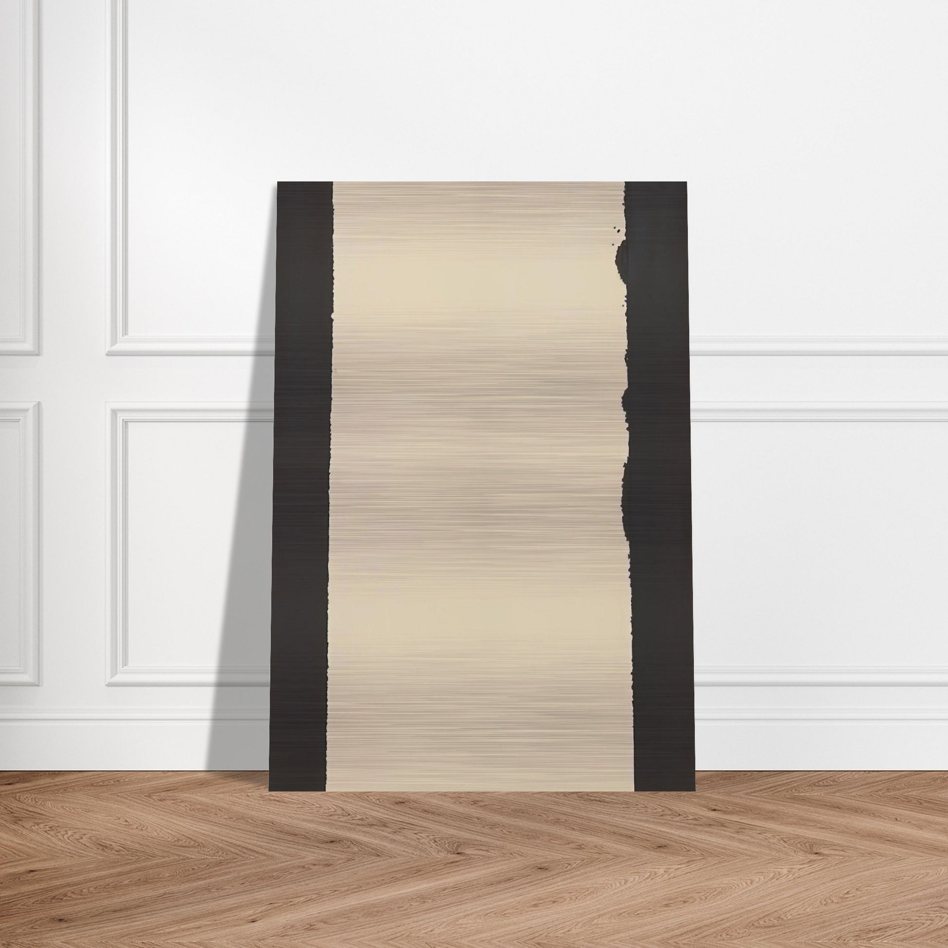 Burnt Umber  Ultramarine Blue - 2007 - Yun Hyong-keun Brushed Aluminum Print - 70x100 cm / 28x40 inches | Yun Hyong-keun Aluminum Print | Yun Hyong-keun Prints