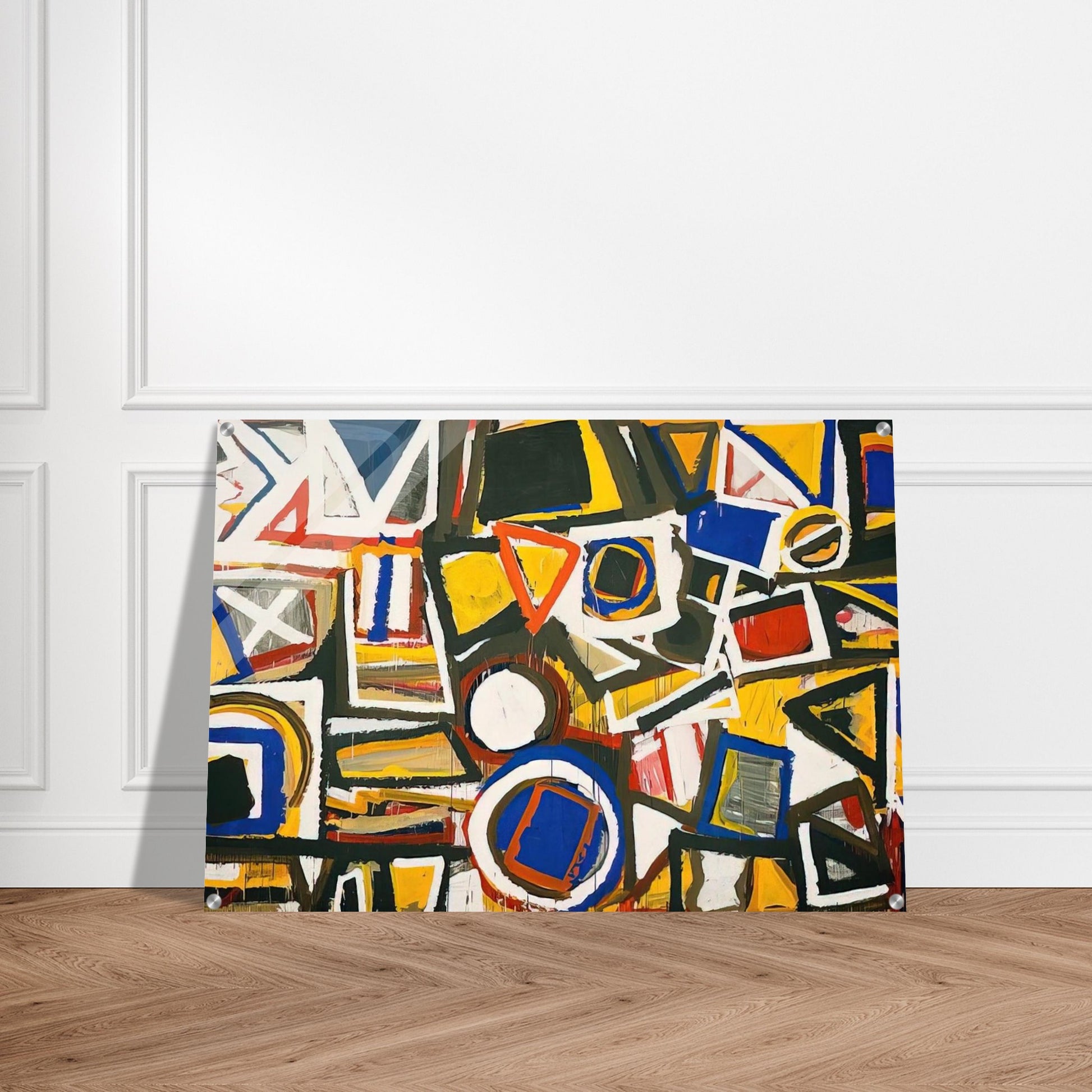 Taxi Cab II - Al Held Acrylic Print - 70x100 cm / 28x40″ inches