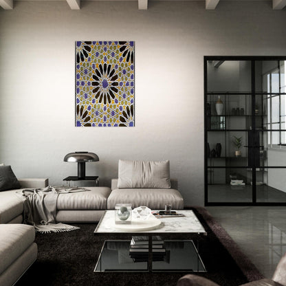 MURAL MOSAIC IN THE ALHAMBRA - MC Escher Brushed Aluminum Print - 70x100 cm / 28x40 inches | MC Escher Aluminum Print | MC Escher Prints