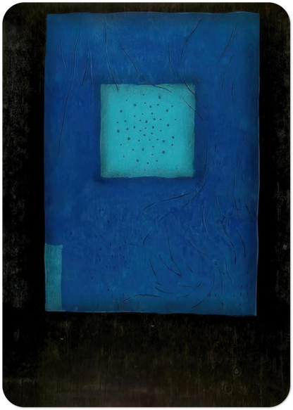 Nostalgia in Blue - 1968 By Hiroyuki Tajima Pack of 10 Post Cards | Hiroyuki Tajima Post Cards | A6 (10.5 x 14.8 cm) - 4.1 x 5.8 inches