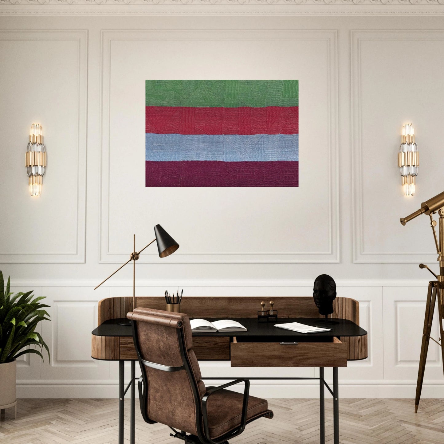 SVELARE E RIVELARE 1990 - Alighiero Boetti Brushed Aluminum Print - 70x100 cm / 28x40 inches | Alighiero Boetti Aluminum Print | Alighiero Boetti Prints