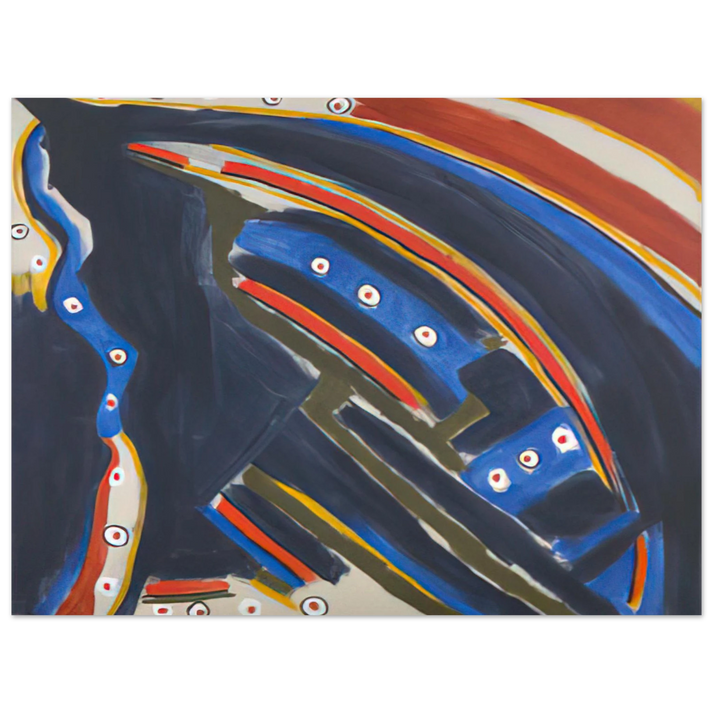 Betty Parsons - Gold Stopple Moonshot - 1972  75x100 cm / 30x40inches Fine Art Poster
