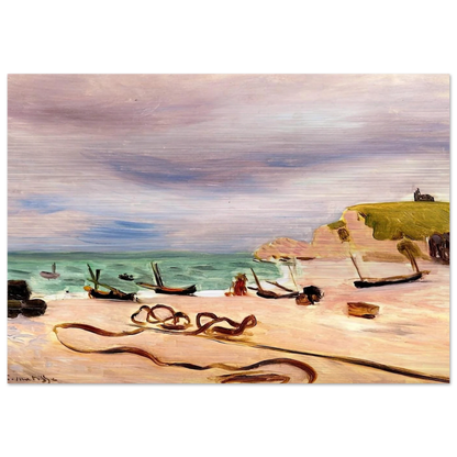 ROPES ON THE BEACH AT ETRETAT 1920 - Henri Matisse Brushed Aluminum Print - 70x100 cm / 28x40 inches | Henri Matisse Aluminum Print | Henri Matisse Prints