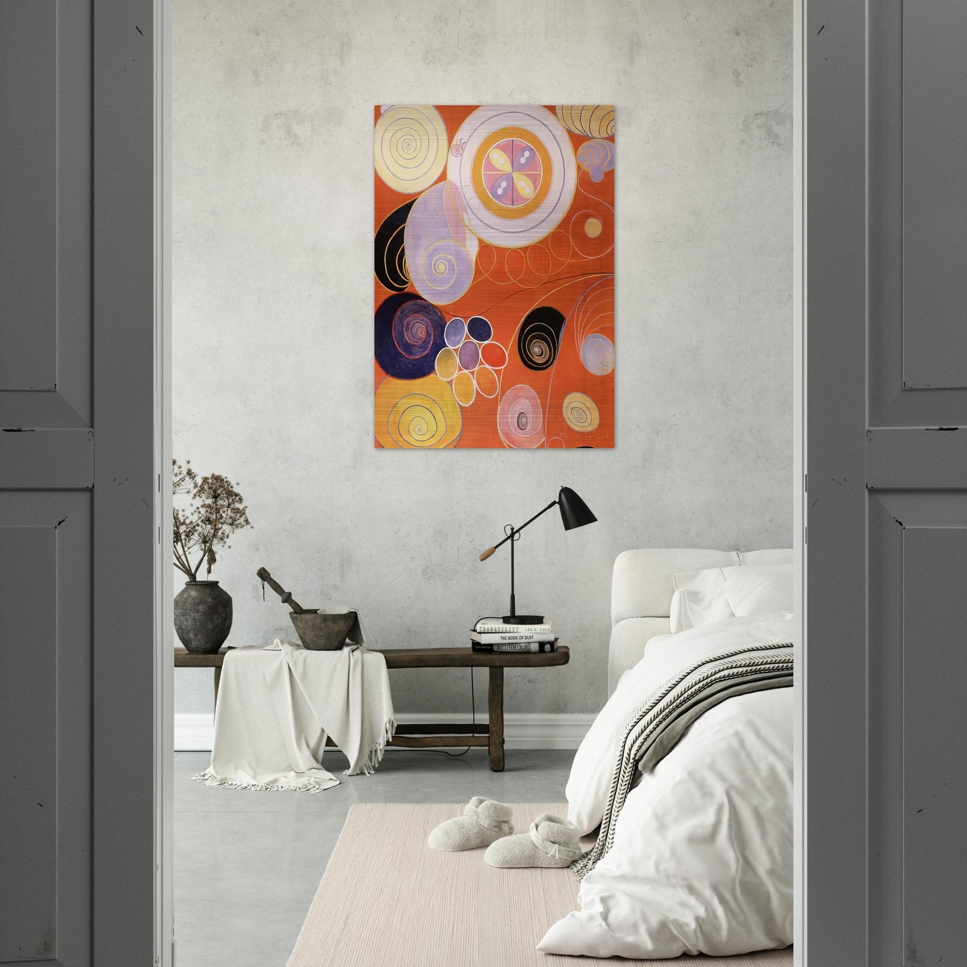 THEY TENS MAINSTAY IV 1907 - Hilma af Klint Brushed Aluminum Print - 70x100 cm / 28x40 inches | Hilma af Klint Aluminum Print | Hilma af Klint Prints