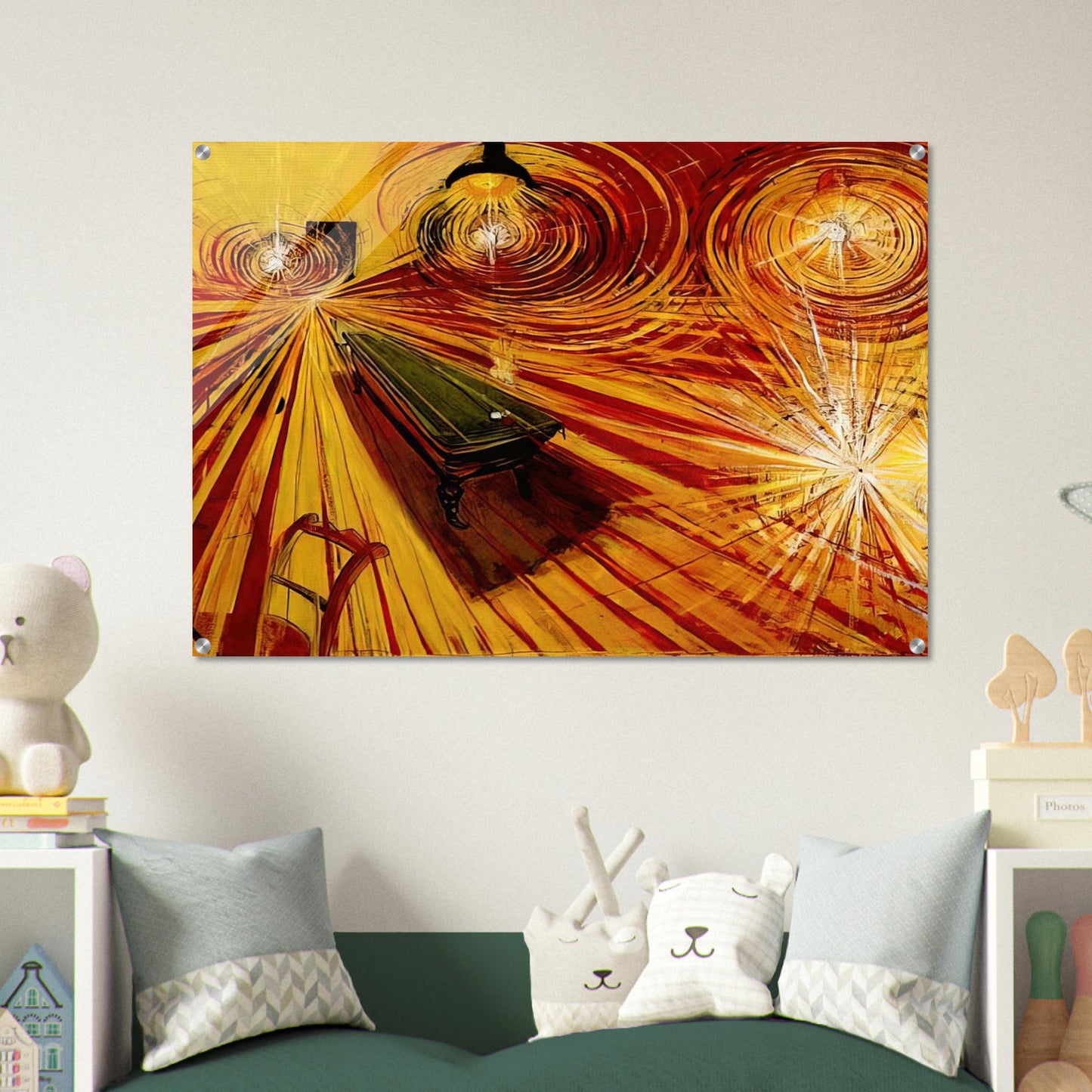 Night Cafe - 1972 - Brett Whiteley Acrylic Print - 70x100 cm / 28x40″ inches