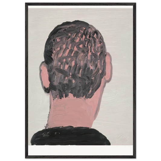 UNTITLED 7 N3 - Philip Guston 70x100 cm / 28x40 inches Framed Art Print – Black Wooden Frame