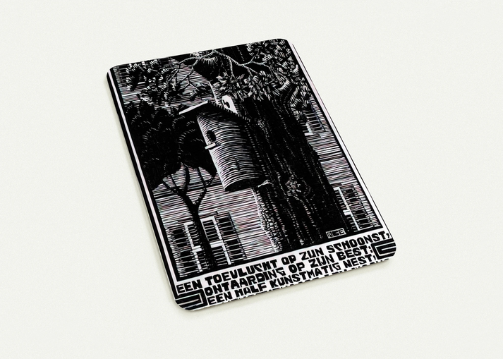 EMBLEMATA RETREAT By MC Escher Pack of 10 Post Cards | MC Escher Post Cards | A6 (10.5 x 14.8 cm) - 4.1 x 5.8 inches