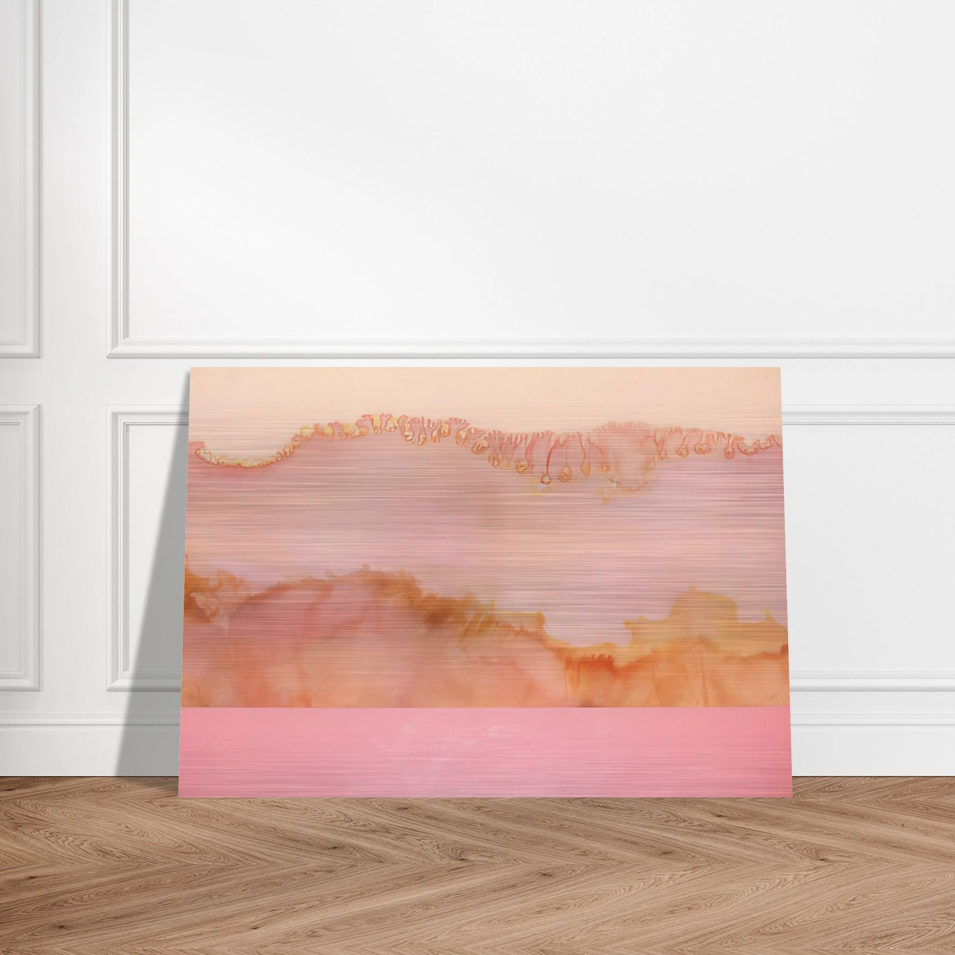 Pale Goddess - 1978 - Ronnie Landfield Brushed Aluminum Print - 70x100 cm / 28x40 inches | Ronnie Landfield Aluminum Print | Ronnie Landfield Prints