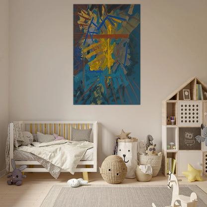 Broken Blue - 1958 - John Ferren Art Prints - 100x150 cm / 40x60″ inches | John Ferren Poster | John Ferren Prints