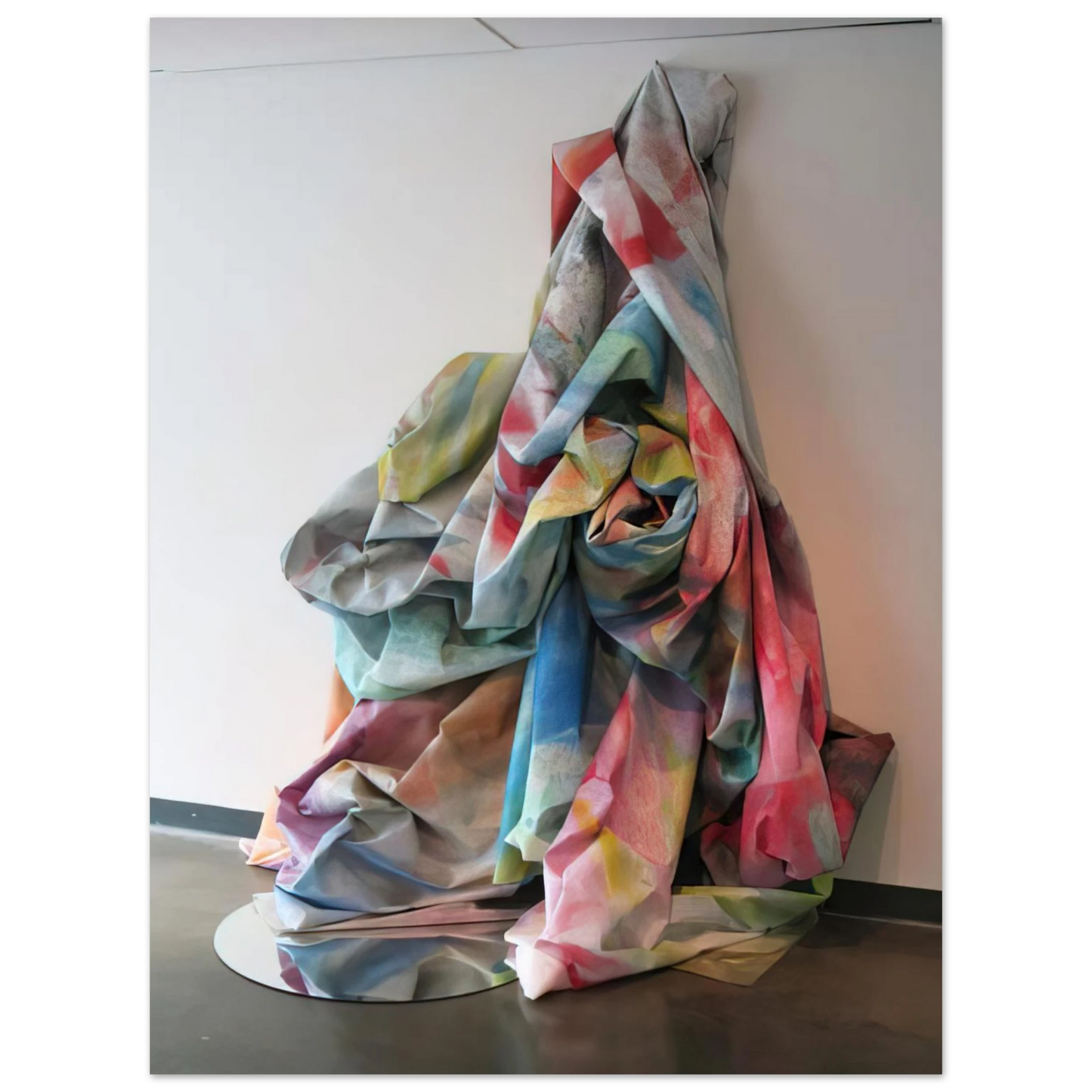 Sam Gilliam - Wall Cascade with Mirror  75x100 cm / 30x40inches Fine Art Poster