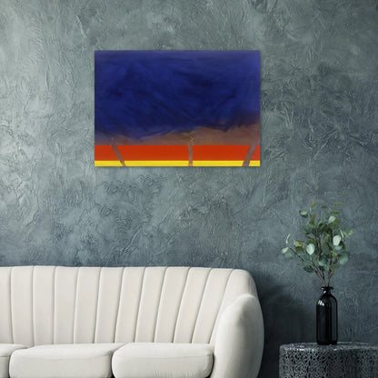 All Night - 1989 - Ronnie Landfield Brushed Aluminum Print - 70x100 cm / 28x40 inches | Ronnie Landfield Aluminum Print | Ronnie Landfield Prints