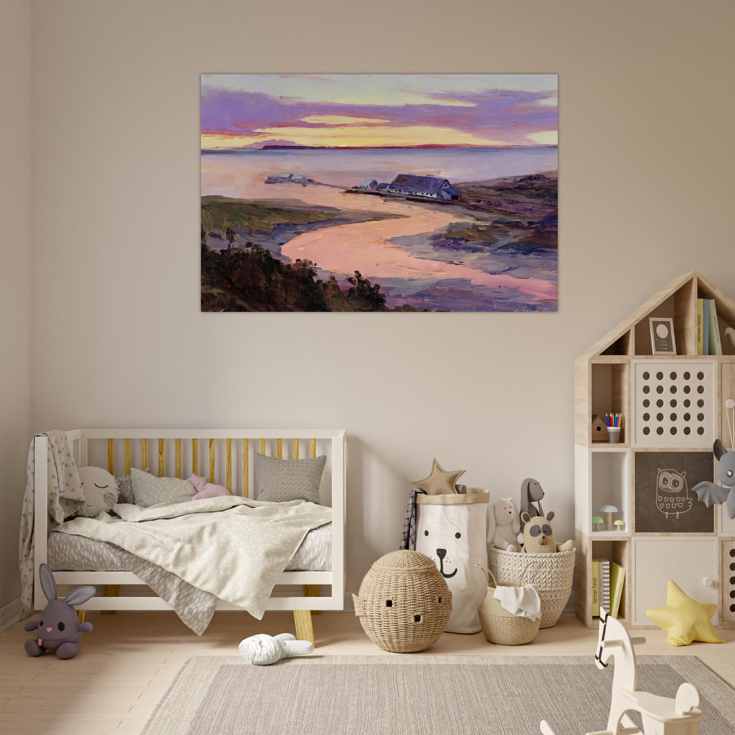 Emard Salmon Cannery - 1915 - Sydney Laurence Art Prints - 100x150 cm / 40x60″ inches | Sydney Laurence Poster | Sydney Laurence Prints