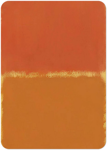 Orange, Red, Orange - 1961 By Mark Rothko Pack of 10 Post Cards | Mark Rothko Post Cards | A6 (10.5 x 14.8 cm) - 4.1 x 5.8 inches