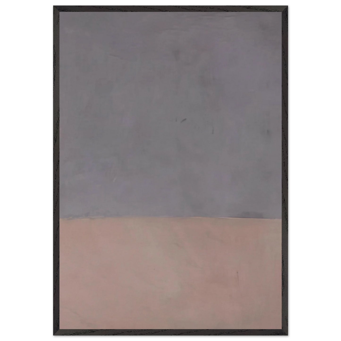 Untitled Gray and Mauve - 1969 - Mark Rothko 70x100 cm / 28x40 inches Framed Art Print – Black Wooden Frame