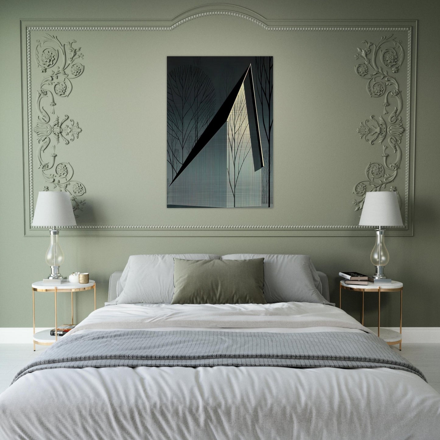Pearl - Eyvind Earle Brushed Aluminum Print - 70x100 cm / 28x40 inches | Eyvind Earle Aluminum Print | Eyvind Earle Prints