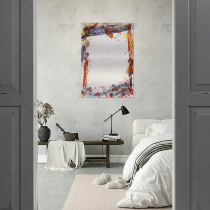 Veiled Sail - Sam Francis Brushed Aluminum Print - 70x100 cm / 28x40 inches | Sam Francis Aluminum Print | Sam Francis Prints