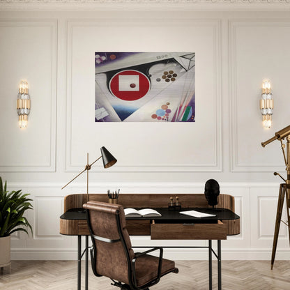 THIRD SYMPHONY IN 3 MOVEMENTS 1930 - Rudolf Bauer Brushed Aluminum Print - 70x100 cm / 28x40 inches | Rudolf Bauer Aluminum Print | Rudolf Bauer Prints