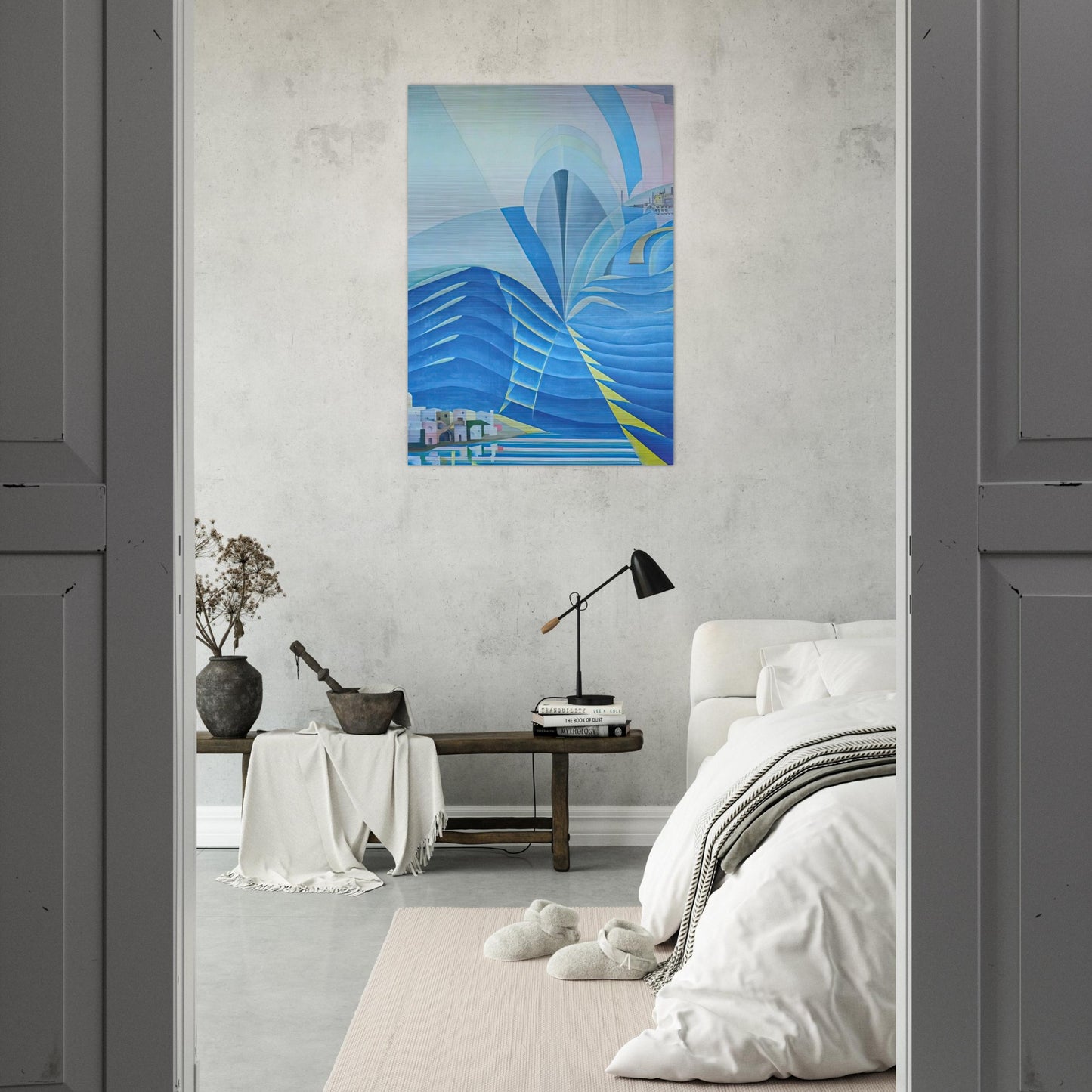 Synthesis of Marine Communications - 1934 - Benedetta Cappa Brushed Aluminum Print - 70x100 cm / 28x40 inches | Benedetta Cappa Aluminum Print | Benedetta Cappa Prints