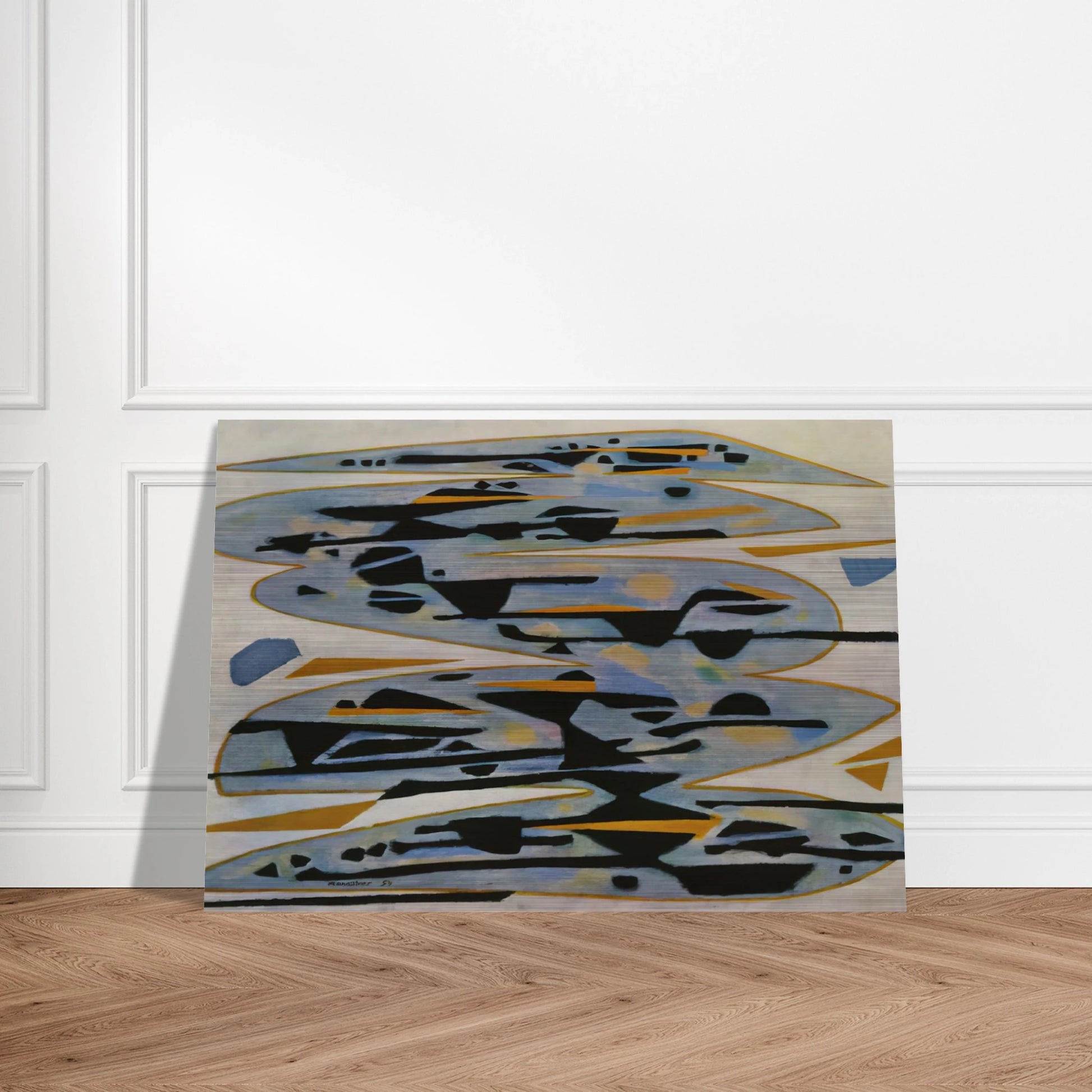 Morte eau - 1954 - Alfred Manessier Brushed Aluminum Print - 70x100 cm / 28x40 inches | Alfred Manessier Aluminum Print | Alfred Manessier Prints