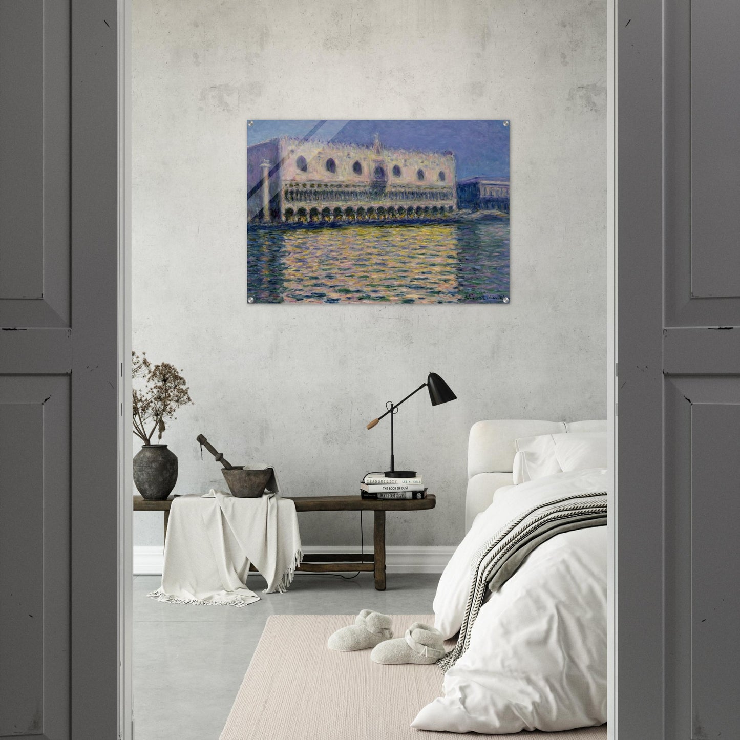 The Palazzo Ducale - claude monet Acrylic Print - 70x100 cm / 28x40″ inches